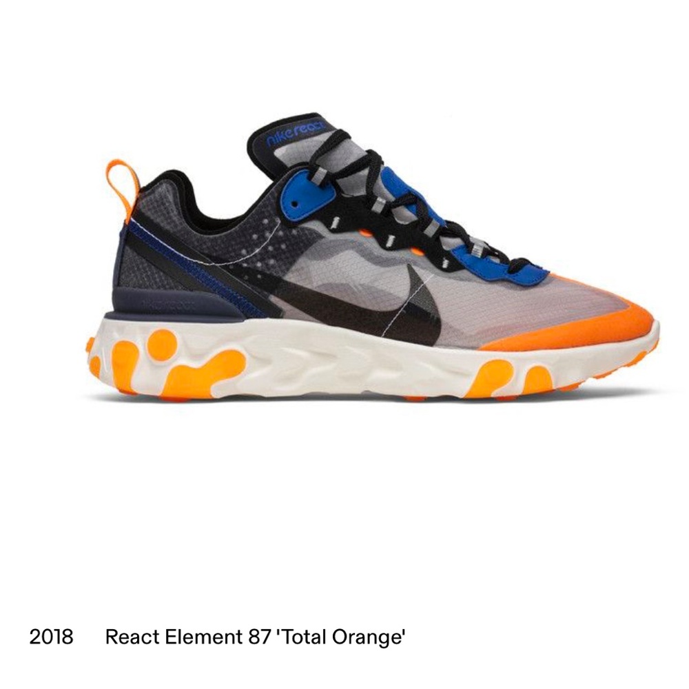 Nike React Element 87 ‘Total Orange’